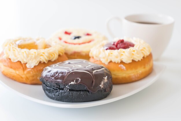 Koffie en donuts
