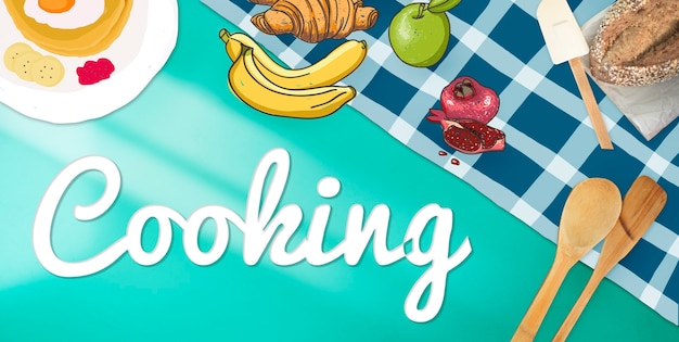 Gratis foto koken culinair gastronomisch bakken gezond hobby concept