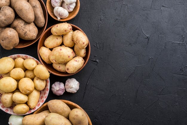 Kopieerruimte kommen met aardappelen