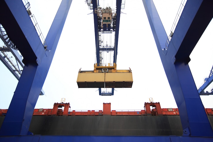 Gratis Foto kraan hijs container