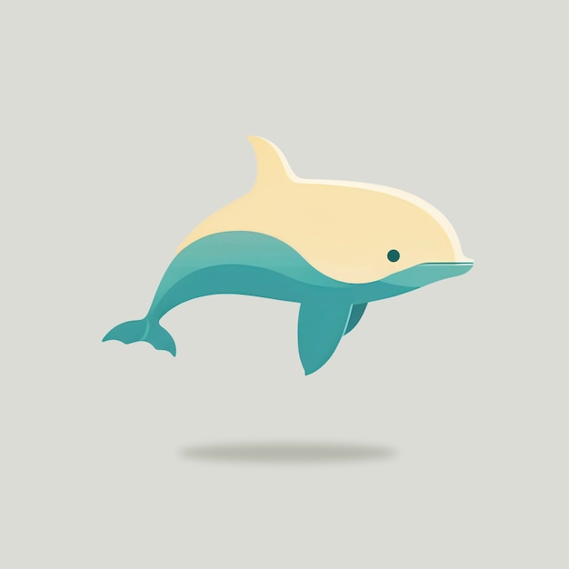 Kunstmatige intelligentie gegenereerde dolfijnvorm