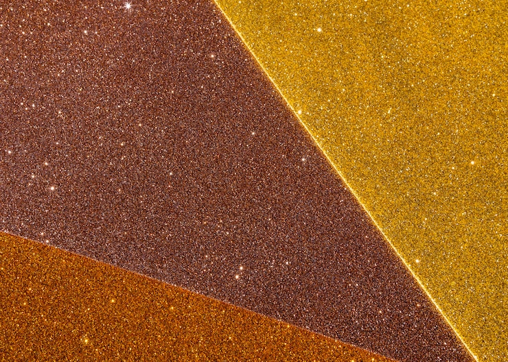 Gratis Foto lagen van achtergrond met kleurovergang gouden textuur