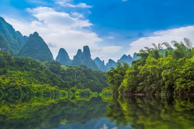 Land li water natuurlijk mist toerisme