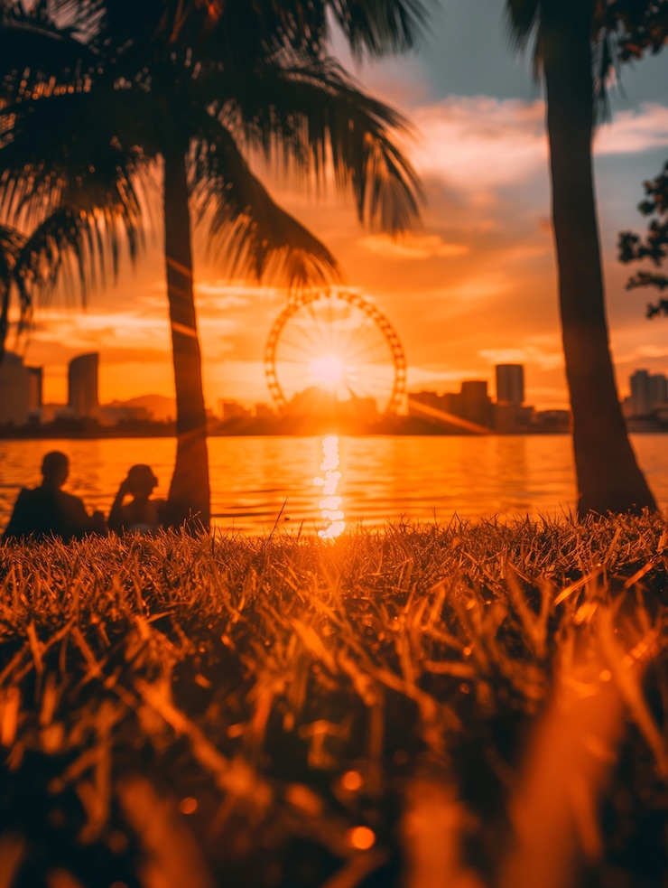 Gratis Foto landschap aan de baai van miami
