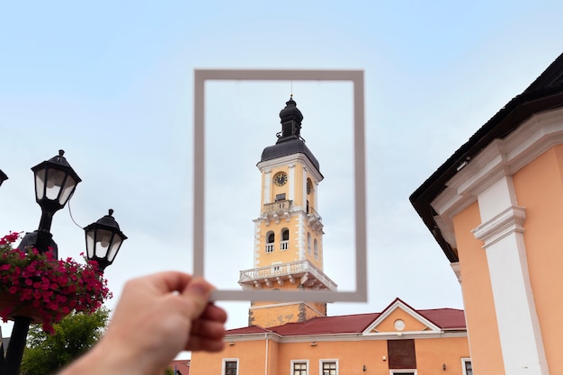 Gratis foto landschap inlijsten tijdens het reizen