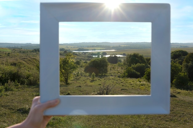 Landschap inlijsten tijdens het reizen