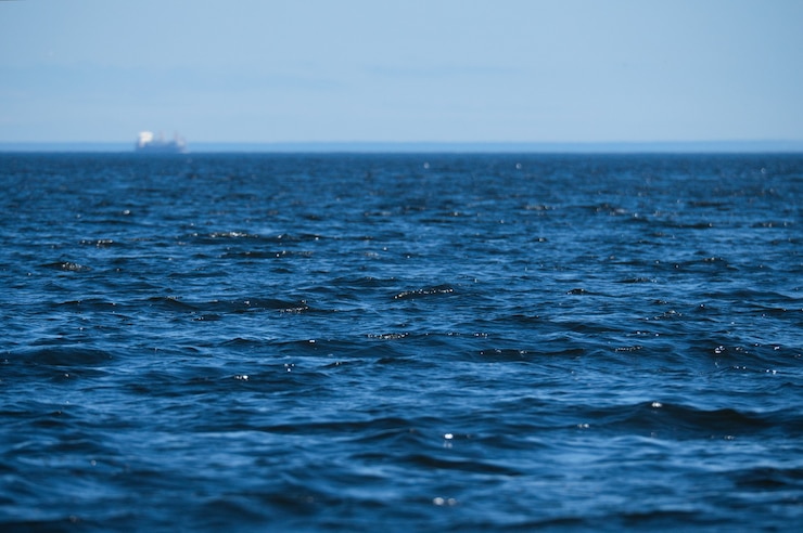 Gratis Foto landschap van de zee onder het zonlicht