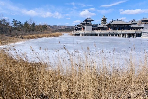 Gratis foto landschap van oriental palace