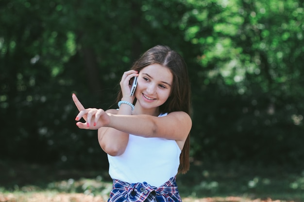 Lang natuurlijk haar levensstijl brunette