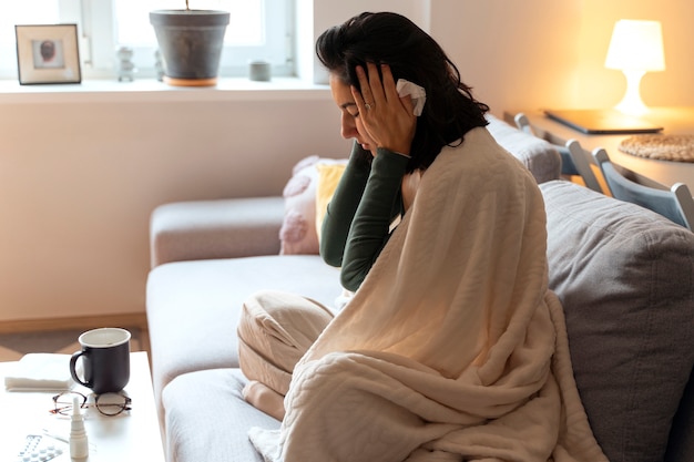 Gratis foto leefstijl van volwassenen met gezondheidsproblemen