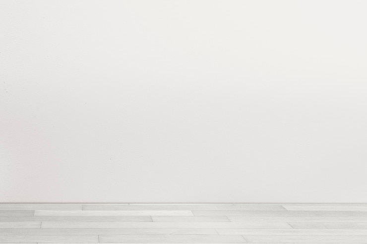Gratis Foto leeg minimalistisch interieurontwerp van een kamer met een lichtgrijze muur