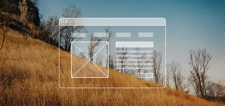 Gratis Foto lege banner voor websitelay-out maken