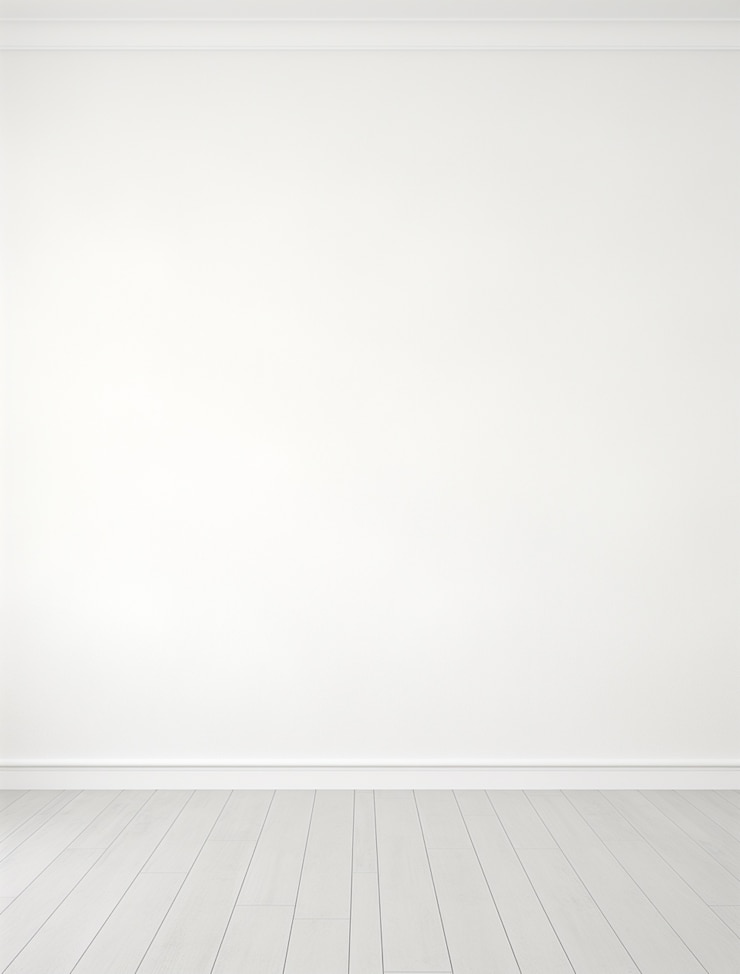 Gratis Foto lege kamer achtergrond met witte muren