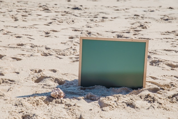 Gratis foto leisteen steken in het zand