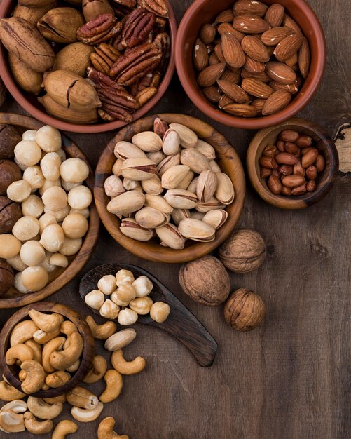 Lekker biologische noten snack in schalen