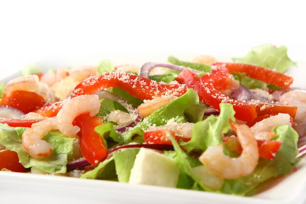 Lekker en vers salade eten