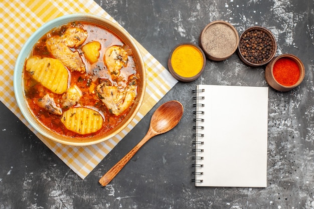 Lekkere kippensoep met aardappel