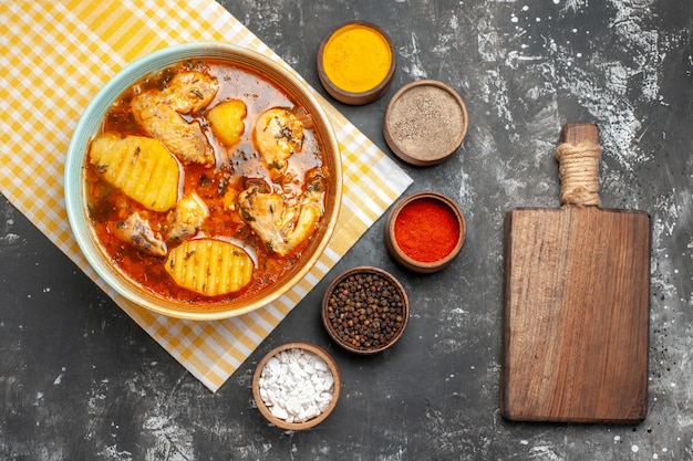 Lekkere kippensoep met aardappel