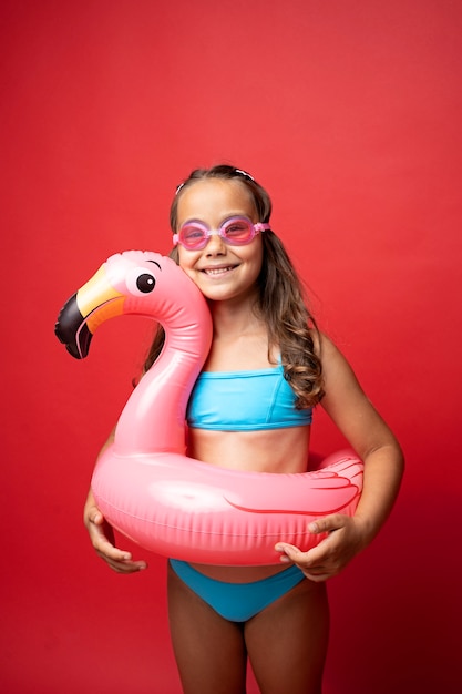 Leuk meisje in bikini