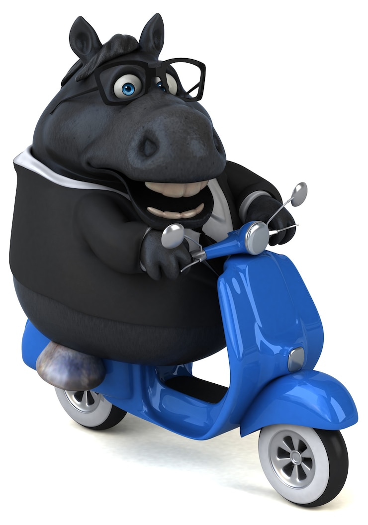 Gratis Foto leuk paard - 3d illustratie