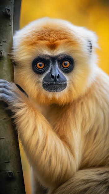 Gratis foto leuke gibbon in de natuur