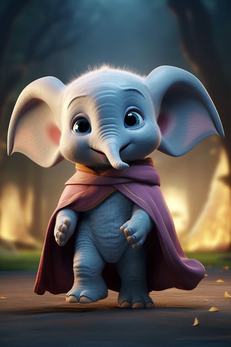 Gratis Foto leuke olifant buitenshuis
