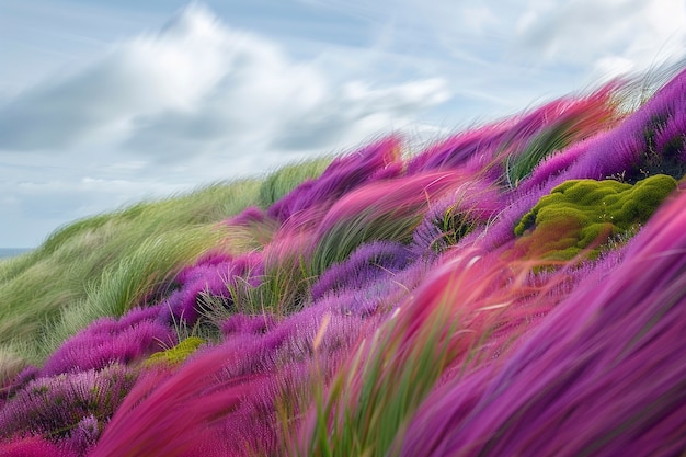 Gratis foto levende kleuren planten in de natuurlijke omgeving