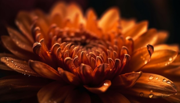 Gratis foto levendige bloembladen weerspiegelen de schoonheid van het natuurontwerp gegenereerd door ai