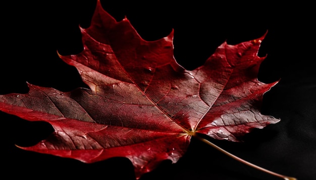 Gratis foto levendige esdoornbladschoonheid in natuurkleuren gegenereerd door ai