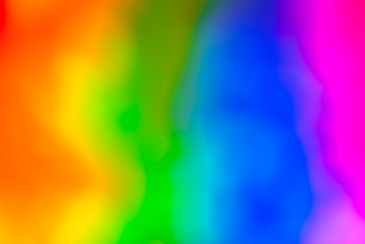 Gratis Foto levendige wazig kleurrijke wallpaper achtergrond