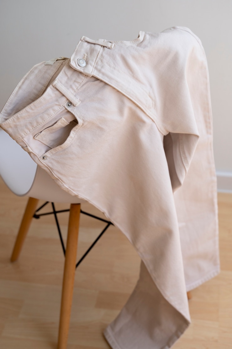 Gratis Foto lichtbruine beige broek binnen stilleven