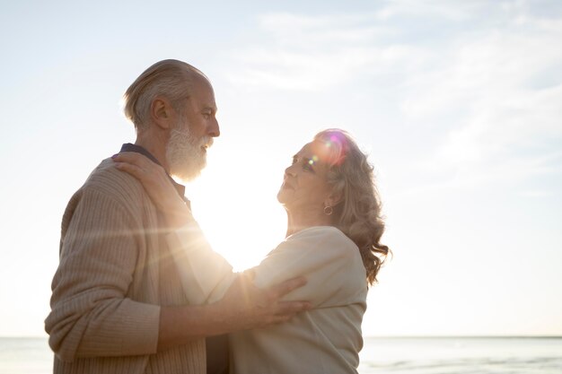 Liefdesverhaal senior koppel