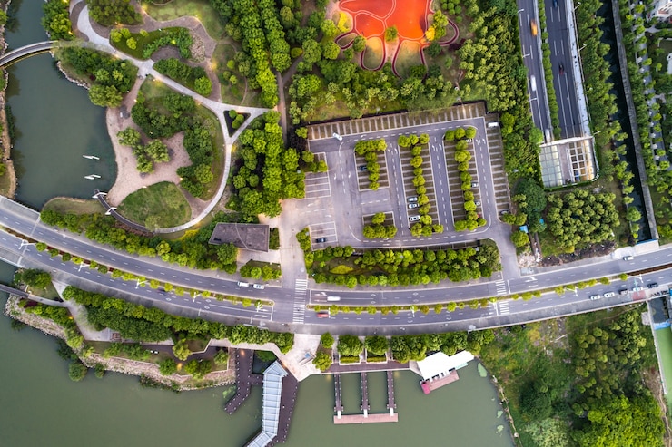 Gratis Foto luchtfoto park