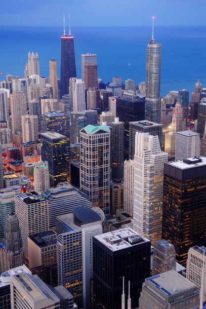 Luchtfoto van Chicago