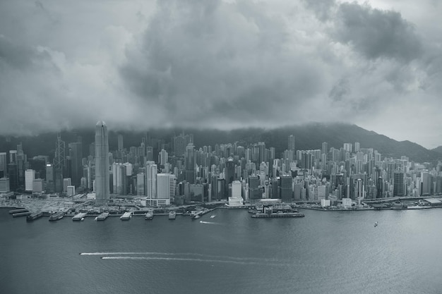 Luchtfoto van hongkong