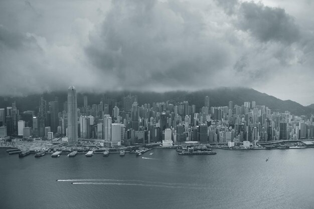 Luchtfoto van Hongkong