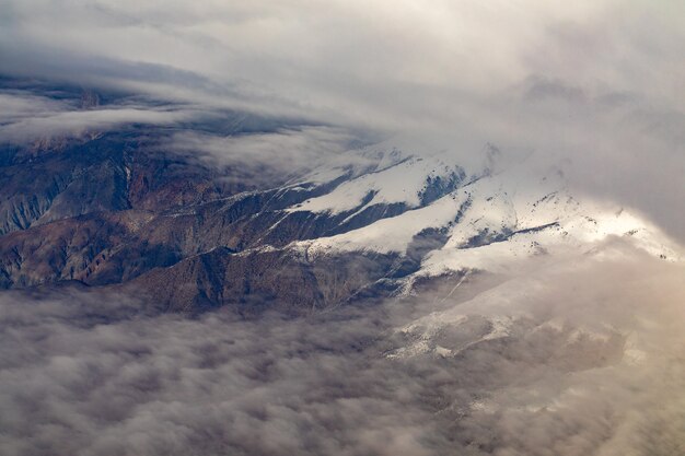 Luchtfotografie van bergen