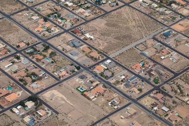 Luchtfotografie van de stad overdag