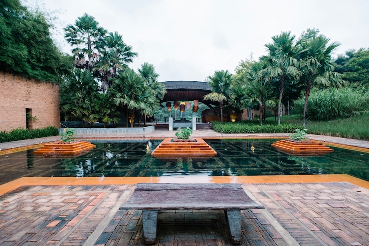 Gratis Foto luxe buitenhotel