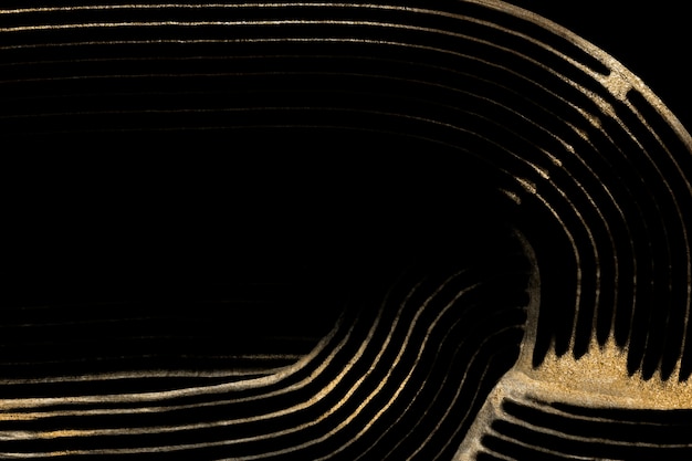 Luxe gouden gestructureerde achtergrond in zwarte abstracte kunst