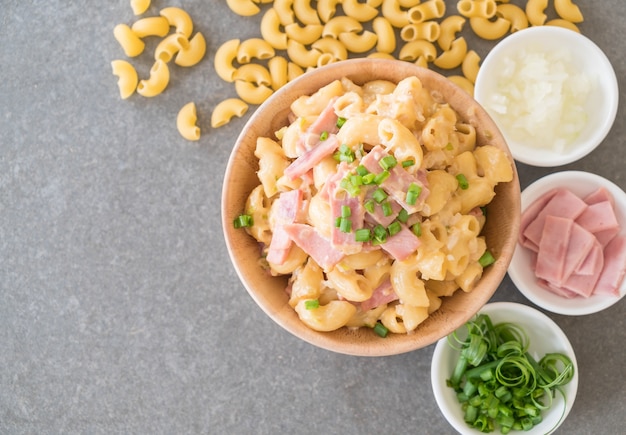 Macaroni kaas en ham