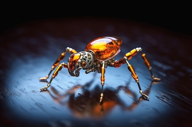 Macro robotachtig insect