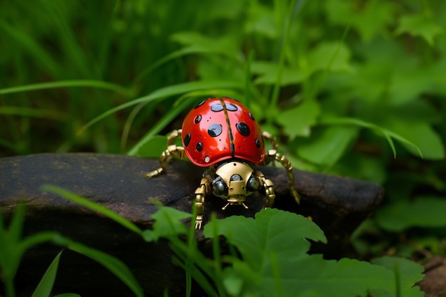 Macro robotachtig insect