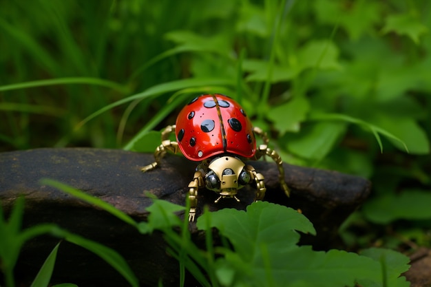 Gratis foto macro robotachtig insect