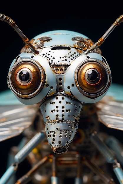 Macro robotachtig insect