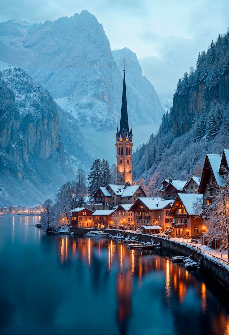 Gratis Foto magisch winterlandschap