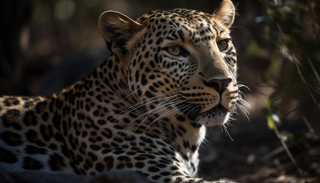 Gratis foto majestueuze tijger starende focus op gestreepte vacht en doordringende ogen gegenereerd door ai