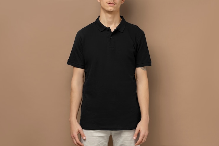 Gratis Foto man met een blank shirt.