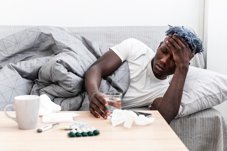 Gratis Foto man met medische problemen