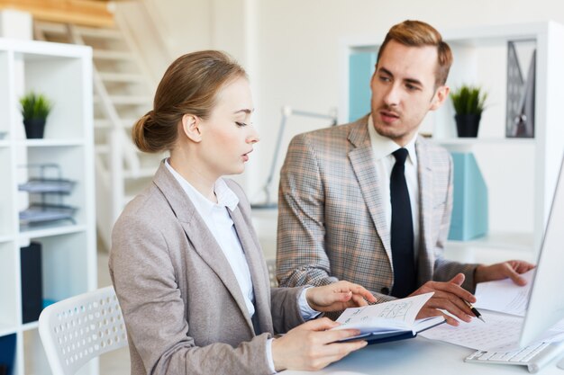 Managers op het werk